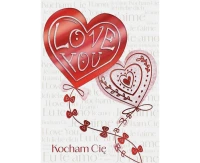 Greeting card B6 Valentine's Day card Flyers, 1 pc. EOL
